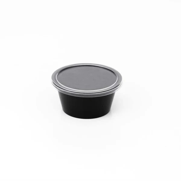 Round Food Container With Lid – 2 Oz (50 ml)