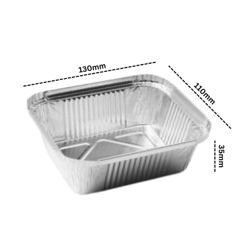 450 ML Aluminum Foil Food Container With Lid