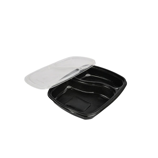 2 Compartment Meal Box Tray With Lid