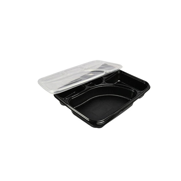 5 Compartment Meal Box Mini Tray With Lid