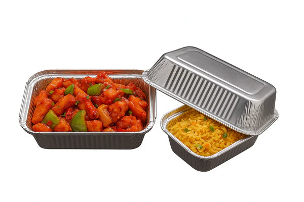 450 ML Aluminum Foil Food Container With Lid