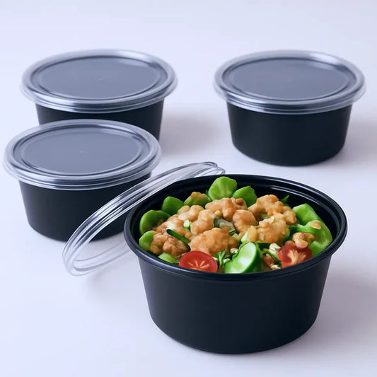 Round Food Container With Lid – 2 Oz (50 ml)