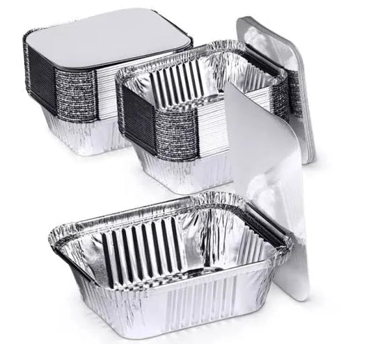 250 ML Aluminum Foil Food Container With Lid