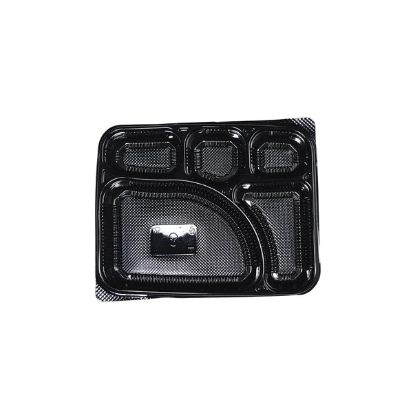 5 Compartment Meal Box XL Tray With Lid