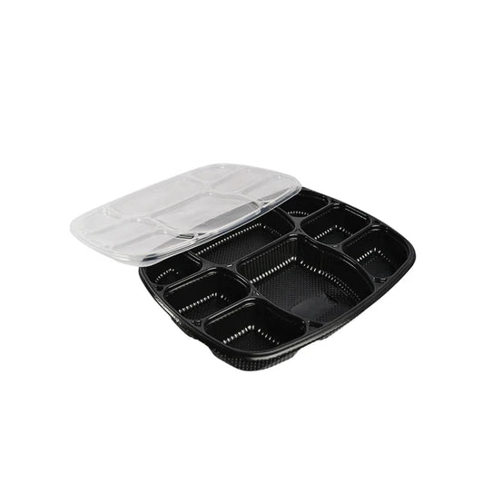 8 Compartment Meal Box Tray With Lid