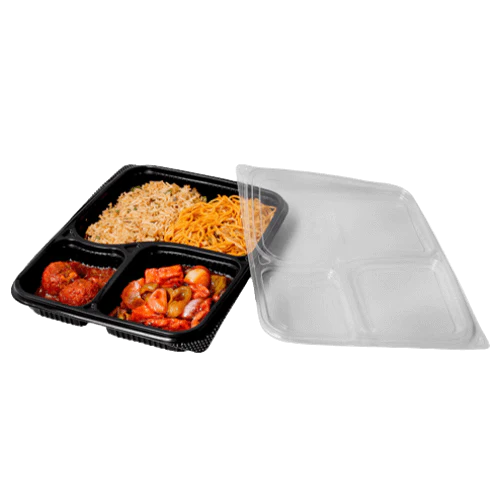 3 Compartment Meal Box XL Tray with Lid