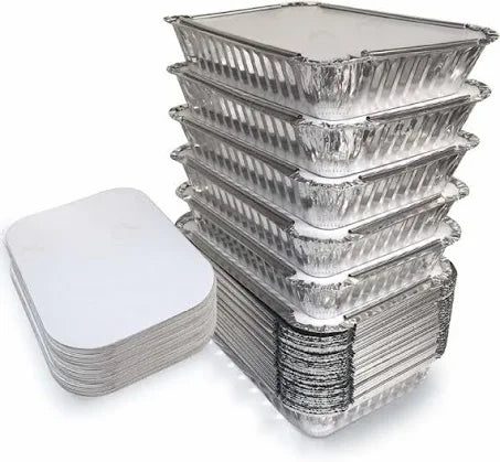 450 ML Aluminum Foil Food Container With Lid